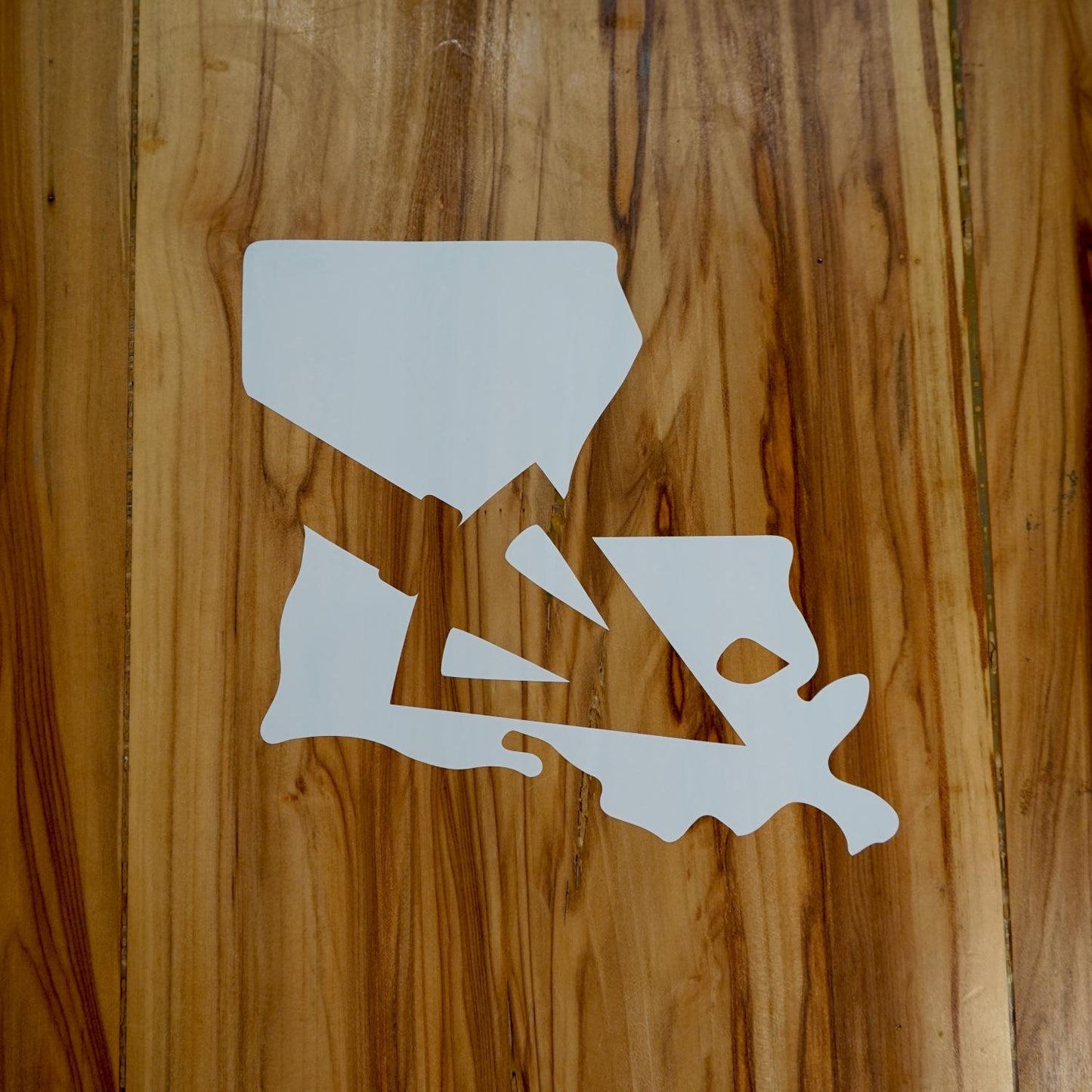 6" LABH State Logo Decal White
