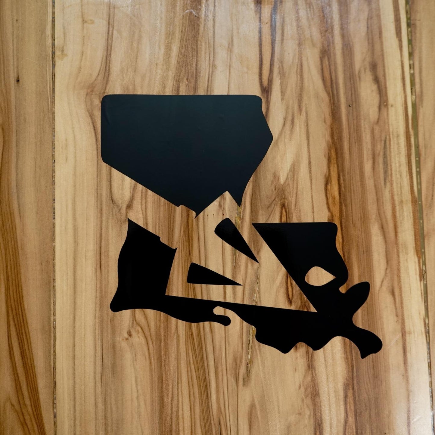 6" LABH State Logo Decal Black